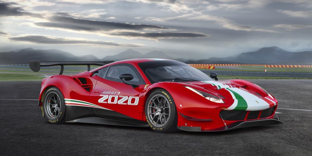 Ferrari muestra la nueva versión del 488 GT3 de competición