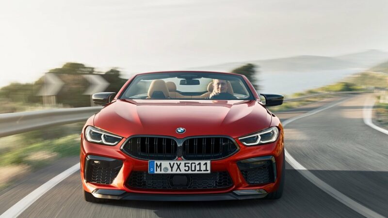 BMW M8 convertible del 2020, el placer de la velocidad al aire libre