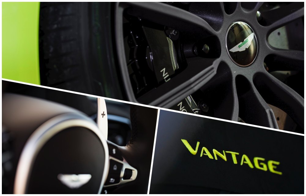 2020 Aston Martin Vantage Collage