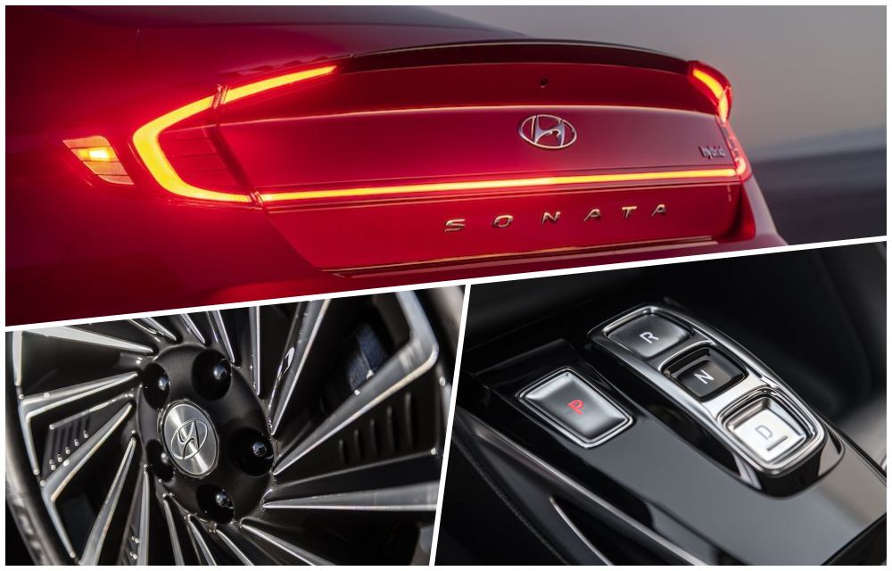 2021 Hyundai Sonata Hybrid collage