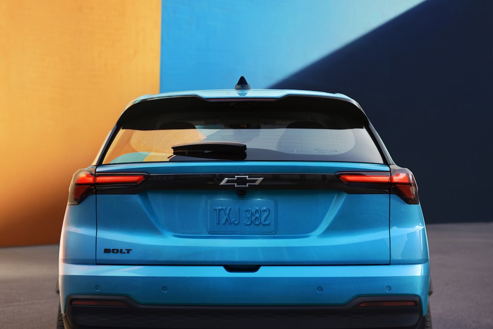 Vista tresera del Chevrolet Bolt 2027